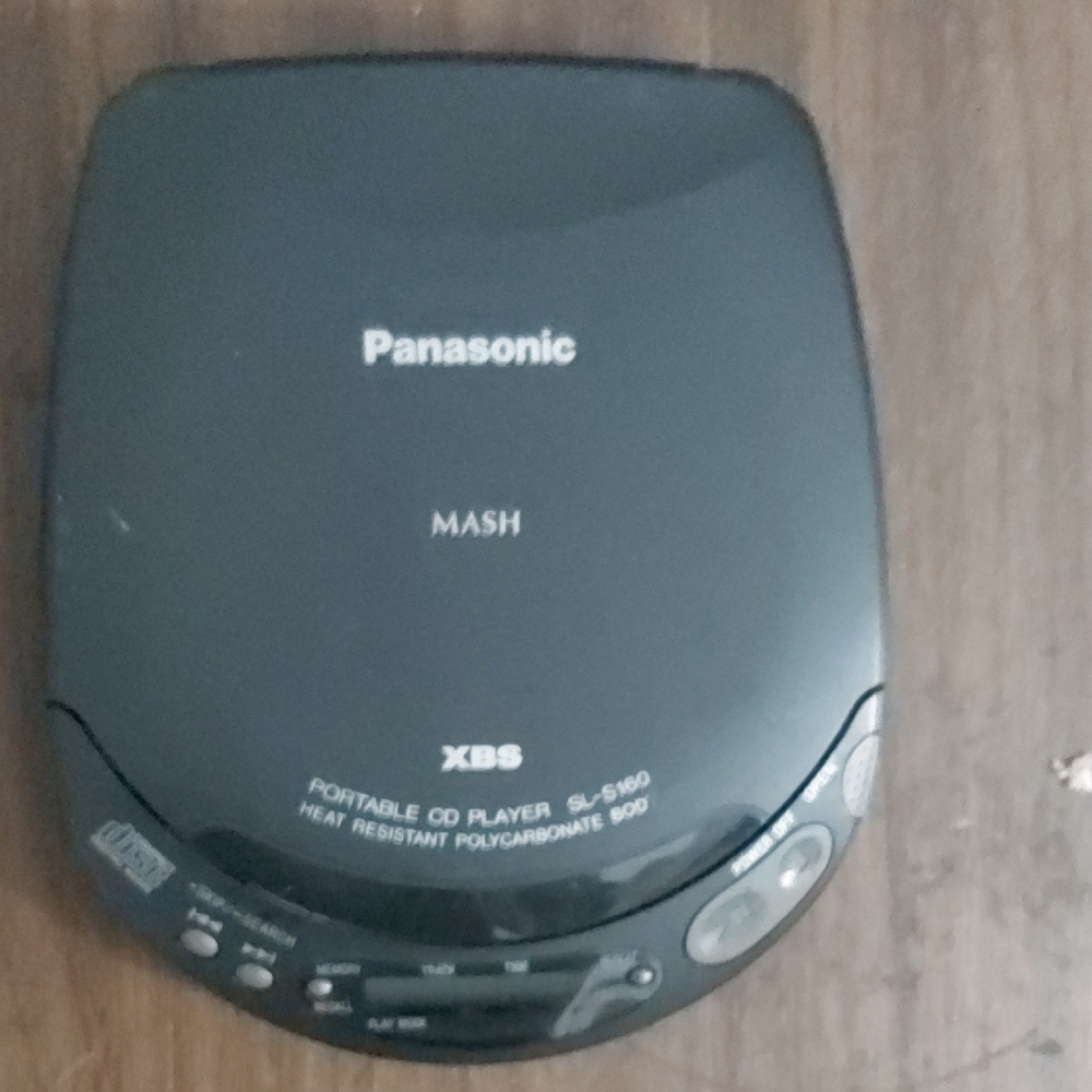 Panasonic XBS Black Portable CD Player